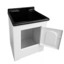Ver imagem 3 de Gabinete para Lavanderia com Tanque Esfregadeira de Roupas 40l Limpar Calçados Organizar Lavanderia