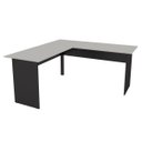 Ver imagem 1 de Mesa para Escritório Retangular em L Pé Painel 160cm Espresso Móveis