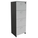 Ver imagem 2 de Armário Arquivo Pasta Suspensa 132cm Espresso Móveis