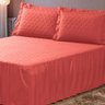 Kit Colcha 3 peças 2 em 1 Cama Box Casal Padrão Rose Casa Dona - 2
