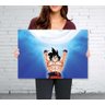 Quadro decorativo Goku Genki Dama Dragon Ball em Tecido - 3