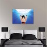 Quadro decorativo Goku Genki Dama Dragon Ball em Tecido - 1