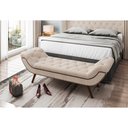 Ver imagem 2 de Puff Recamier 160cm Awa Linho Bege - Sallar Home