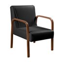 Ver imagem 2 de Kit 2 Poltronas Anita Cor:Corino Preto 200
