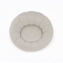 Ver imagem 5 de Poltrona Decoratica Orgânica Fixa Nuvem Veludo Marfim - Loja Sheep