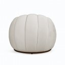 Ver imagem 4 de Poltrona Decoratica Orgânica Fixa Nuvem Veludo Marfim - Loja Sheep