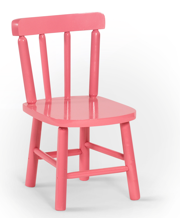 Cadeira Infantil - Rosa - JM Móveis - 1
