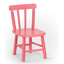 Ver imagem 1 de Cadeira Infantil - Rosa - Jm Móveis