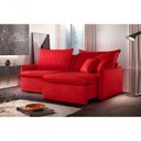 Ver imagem 2 de Sofá Cama Madri Retrátil e Reclinável 220cm - Vermelho