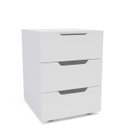 Ver imagem 2 de Mesa de Cabeceira Madri com 3 Gavetas 40x54cm Branco 250695
