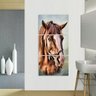 Quadro decorativo Cavalo Artístico Vertical Para Sala Hall Quarto - 3