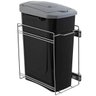Lixeira 15L Preta com Tampa Click Deslizante de Embutir no Armário para Cozinha Masutti - 1