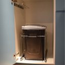 Ver imagem 5 de Lixeira 15L Preta com Tampa Click Deslizante de Embutir no Armário para Cozinha Masutti