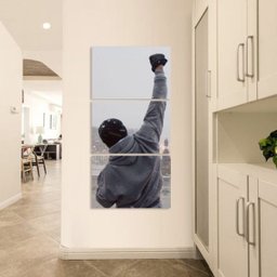 Quadro Rocky Balboa Vertical Motivacional Sala Quarto - 4
