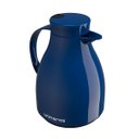 Ver imagem 1 de Garrafa Térmica de Mesa Paris Azul 1l Bule Gatilho Chá Café