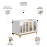 Berço Americano Mini Cama Slim Q Encanto Branco - Qmovi - 3