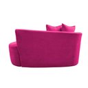 Ver imagem 6 de Namoradeira Sofá Feijão Hana Orgânica Veludo Rosa Pink