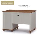 Ver imagem 3 de Escrivaninha 3 Gavetas Suporte para Teclado e Divisor de Ambiente 50605 Linz Moveis
