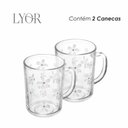 Ver imagem 4 de Conjunto 2 Canecas Vetra 220ml Vidro Lyor