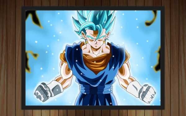 Quadro Anime Desenho Dragon Ball Goku Vegeta TT13 em Promoção na Americanas
