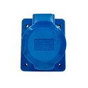 Ver imagem 2 de Tomada Industrial Embutir Az 16a 2p+t 3046 220/240v Ip44 6h (steck) Soprano