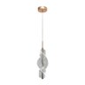 Pendente Moderno Espiral Dourado 32cm Led 7w 3 em 1 Bivolt Paris Luz - 1
