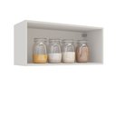Ver imagem 5 de Armário Aéreo Basculante 80x36cm Rubi Off White Yescasa
