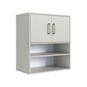 Ver imagem 6 de Armário de Lavanderia Aéreo Crart-ARM004 2 Portas Nichos MDP 69cm Bege Multimóveis