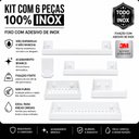 Ver imagem 7 de Kit de Acessórios para Banheiro Branco 6PCS F.Master Slim Df