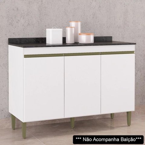 Tampo para Balcão de Cozinha 120cm Cor Mármore Preto - Poquema