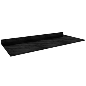 Tampo para Balcão de Cozinha 120cm Cor Mármore Preto - Poquema