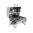 Ver imagem 1 de CHURRASQUEIRA INOX A BAFO 33X25 COM GRELHA BAFINHO
