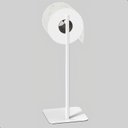 Ver imagem 3 de Porta Papel Higiênico de Chão Branco Suporte para Papel Nice