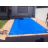 Capa de Piscina 4,8x3 Lona Forte Proteção Polietileno Azul - 2