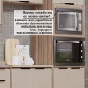 Ver imagem 4 de Cozinha Modulada Completa 8 Peças com Espaço para Forno e Micro-ondas sem Tampo Aspen Luciane Móveis