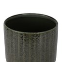 Ver imagem 2 de Cachepot Decorativo em Cerâmica Verde Escuro 19,5cm 22849 Mart