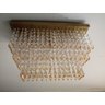 Lustre Dourado para Sala de Jantar Retangular Cissane - 1