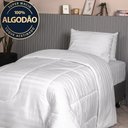 Ver imagem 2 de Edredom Solteiro 300 Fios 100% Algodão 220x160cm - Bf Colchões