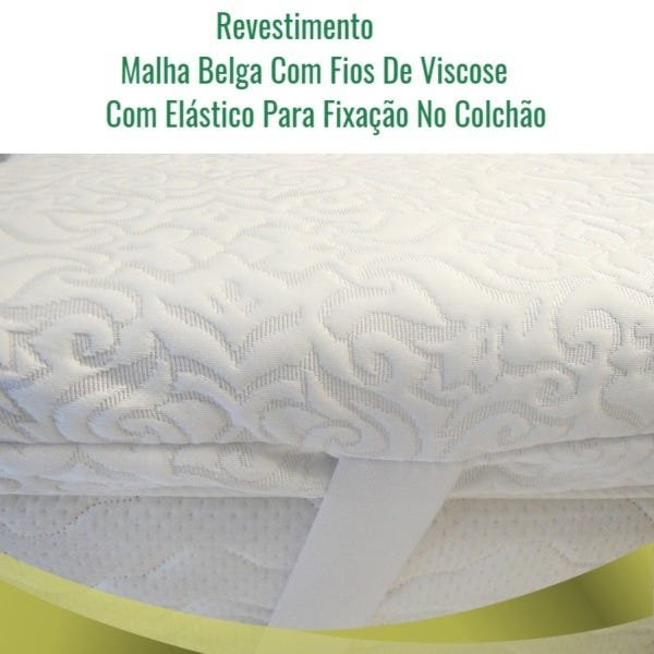 Pillow Top Látex HR Foam Solteiro 0,88 X 1,88 X 5 Aumar - 2