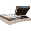 Ver imagem 1 de Cama Box Baú Queen: Colchão Espuma Probel D33 / EP Guarda Costas PróIntense Plus Double Face +
