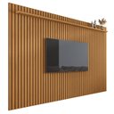 Ver imagem 2 de Painel Versátil Ripado 2.2 x 1.8 p/ TV até 75'' Nature - Giga Móveis