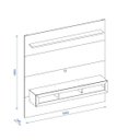 Ver imagem 3 de Painel para TV até 60 Polegadas Porto Belo Caemmun