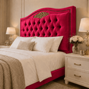 Ver imagem 2 de Cabeceira Greta 140cm Estofada Veludo p/ Cama Box Casal Quarto