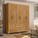 Ver imagem 1 de Guarda-Roupa Casal 6 Portas e 2 Gavetas e Pés Panamá