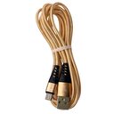 Ver imagem 2 de Kit 05 Cabo Celular 3.1a Flexivel Usb-c 1mt Inova Dourado