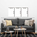 Ver imagem 5 de Kit 3 Quadros Decorativos Infantil Alfabeto Dos Bichos 30x40 MDF