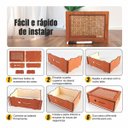 Ver imagem 4 de Cofre Guardar Dinheiro Woodbox Japones Kakebo Desafio Nat
