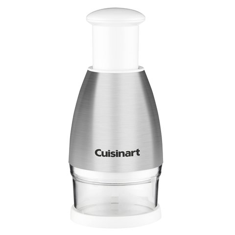 Cuisinart Picador Manual Compacto em Aço Inox Branco