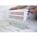 Ver imagem 6 de Kit 3 Caixas Organizadoras de Geladeira Transparentes Armazenadoras de Frutas Legumes Ovos Clear Fre