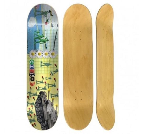 Shape Skate Cisco Fnr Love Skateboard 8.25